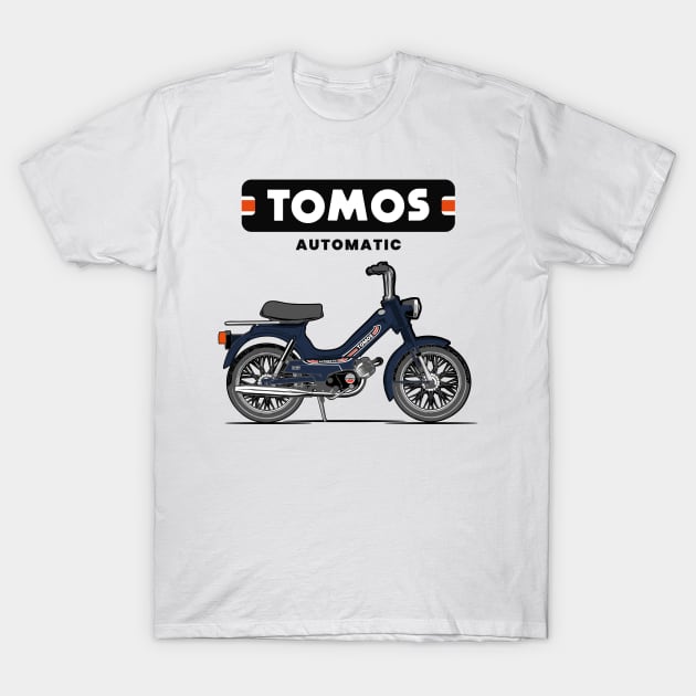 Tomos Automatic - Dark blue T-Shirt by Tomislav Lozić